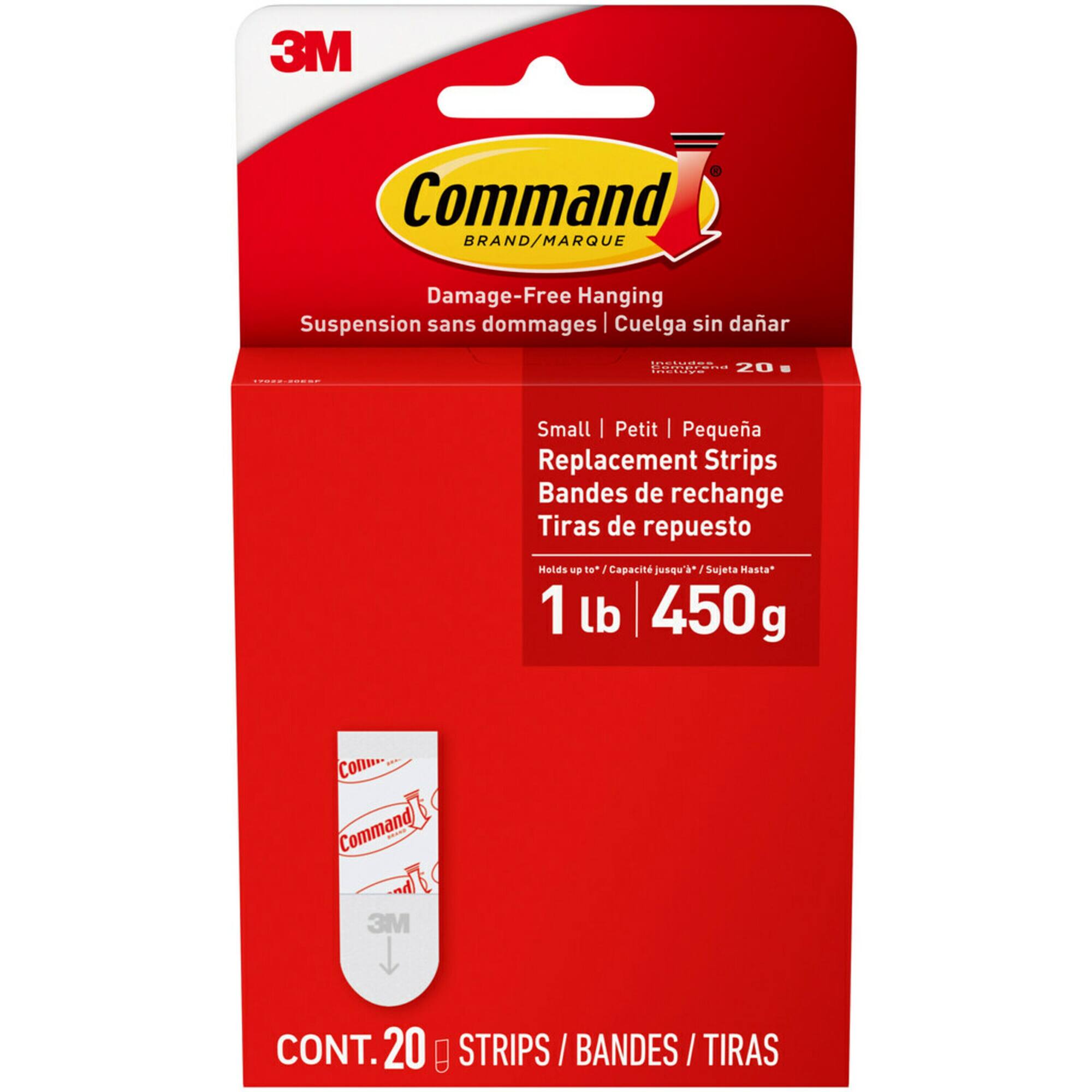 Command™ Small Foam Replacement Strips, 20ct.